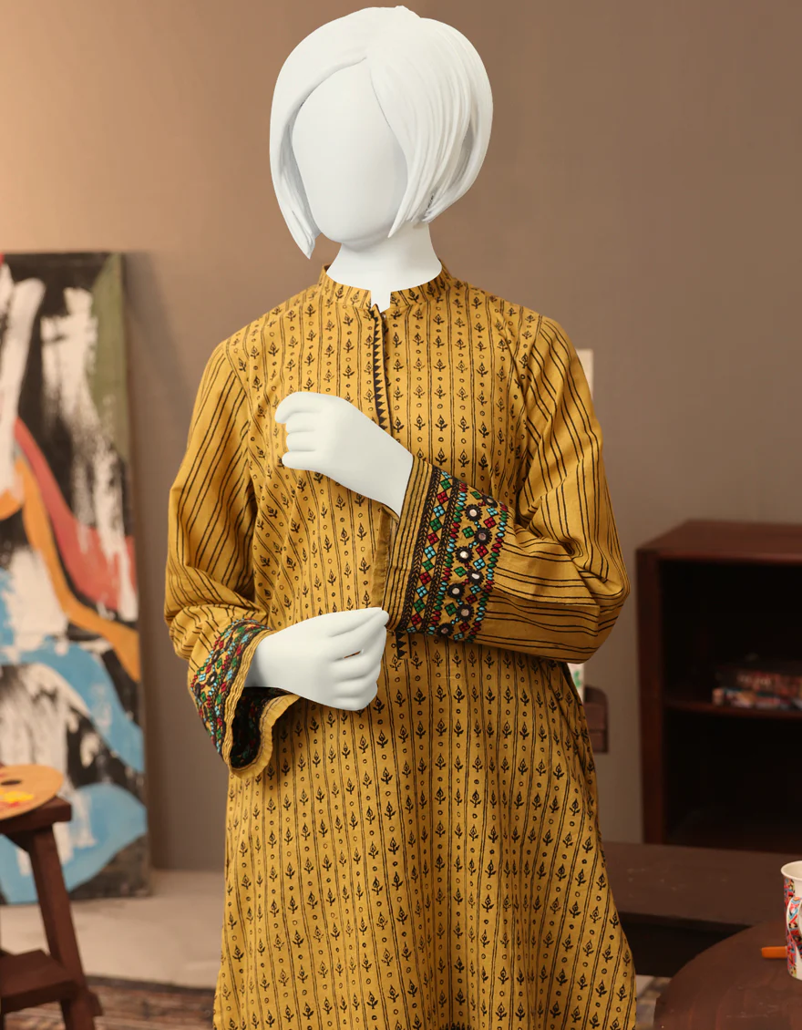 LIME LAWN KURTI | JYGK-S-JWT-US-22-4015 FB/PASHK - Image 4