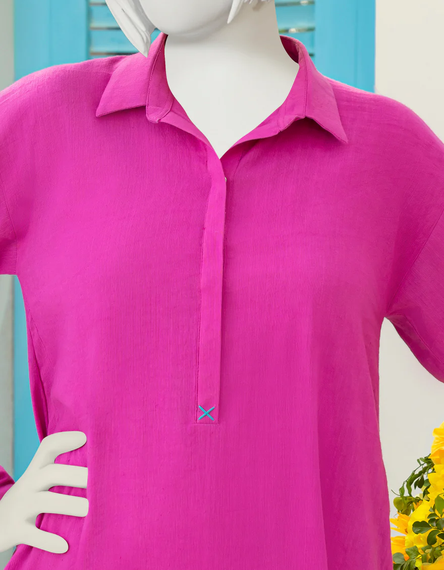 PINK DYED KURTI | JYGK-S-JWT-US-23-3204 FB/DHANAK-4 - Image 2