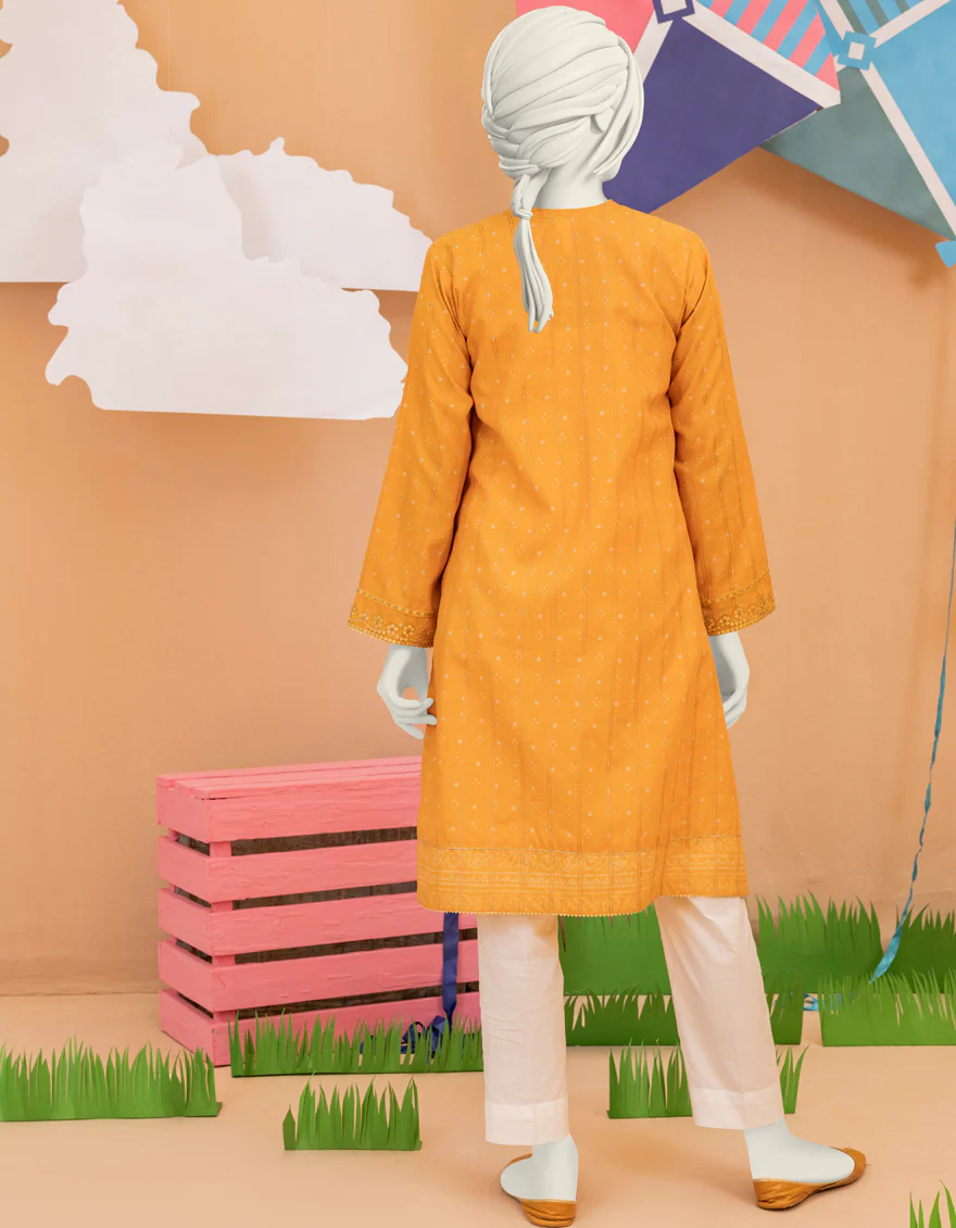 BROWN LAWN KURTI | JYGK-S-YGKL-134-24 F - Image 2