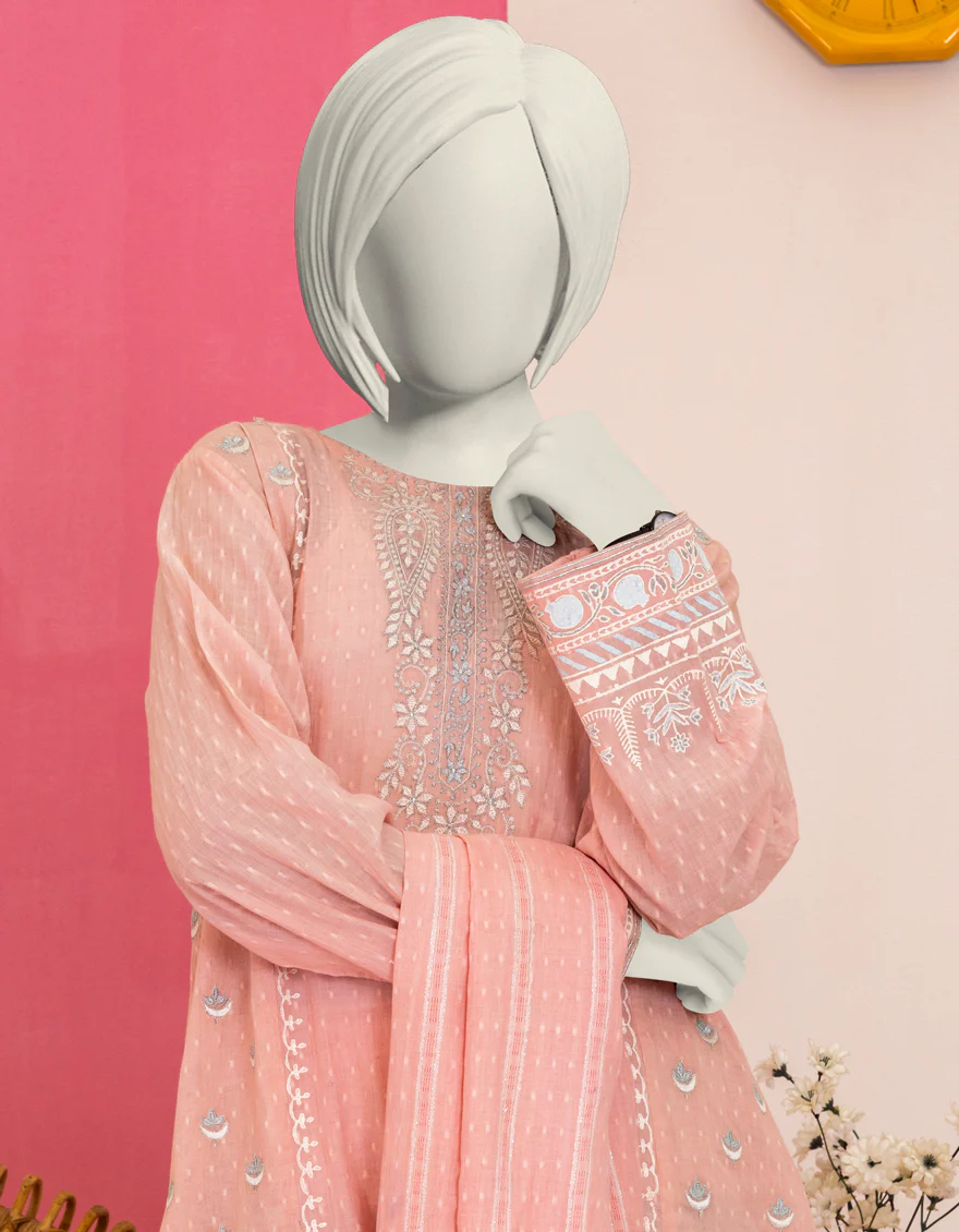 PINK DYED 3PC STITCHED | JYGK-S-YGTL-606-24 F - Image 3