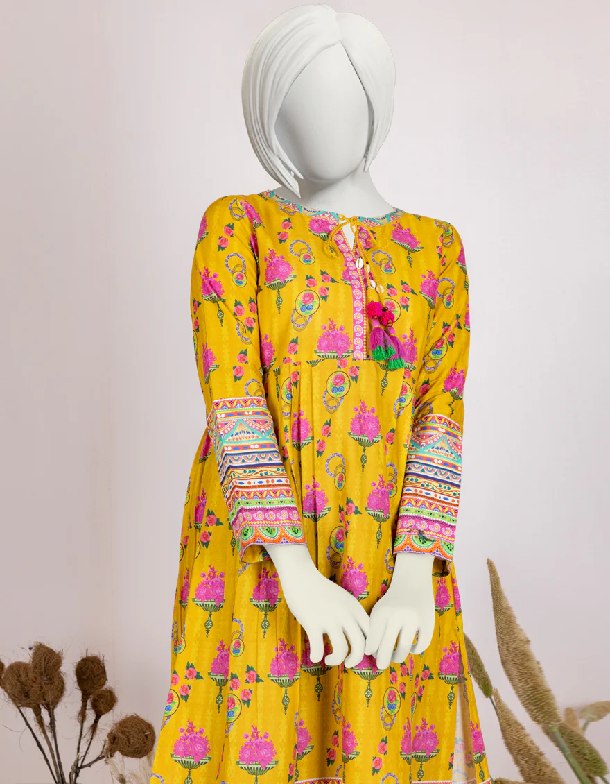 YELLOW CAMBRIC KURTI | JYGK-W-JJTK-US-22-067 FB/DOT(22-5194) - Image 3