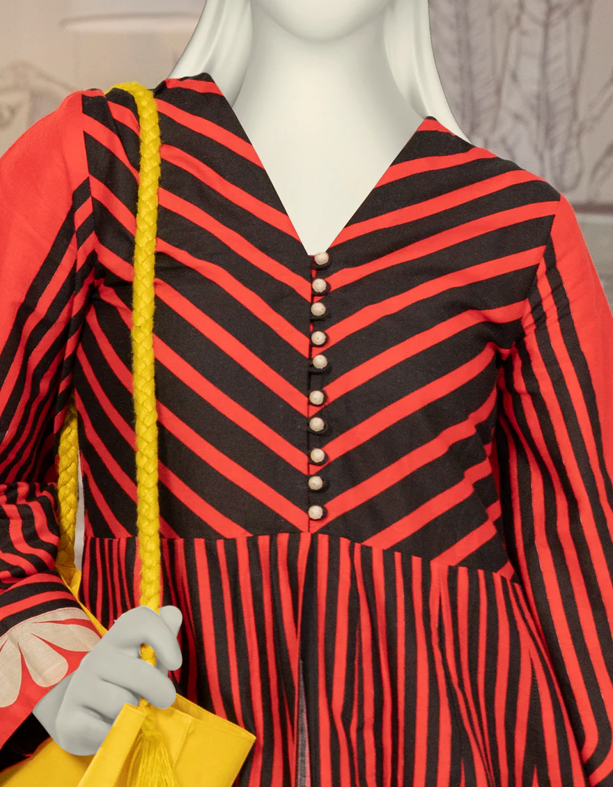 RED CAMBRIC 2PC STITCHED | JYGK-W-JWT-24-3217 FB/VIVID-4 - Image 3
