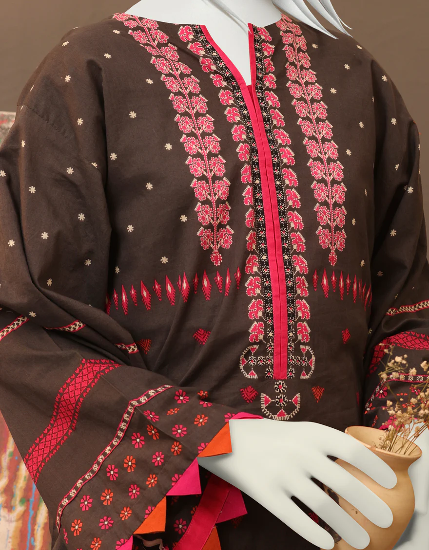 CHARCOAL LAWN KURTI | JYGK-W-JWT-US-22-4018 FB/KANAVEZ - Image 3