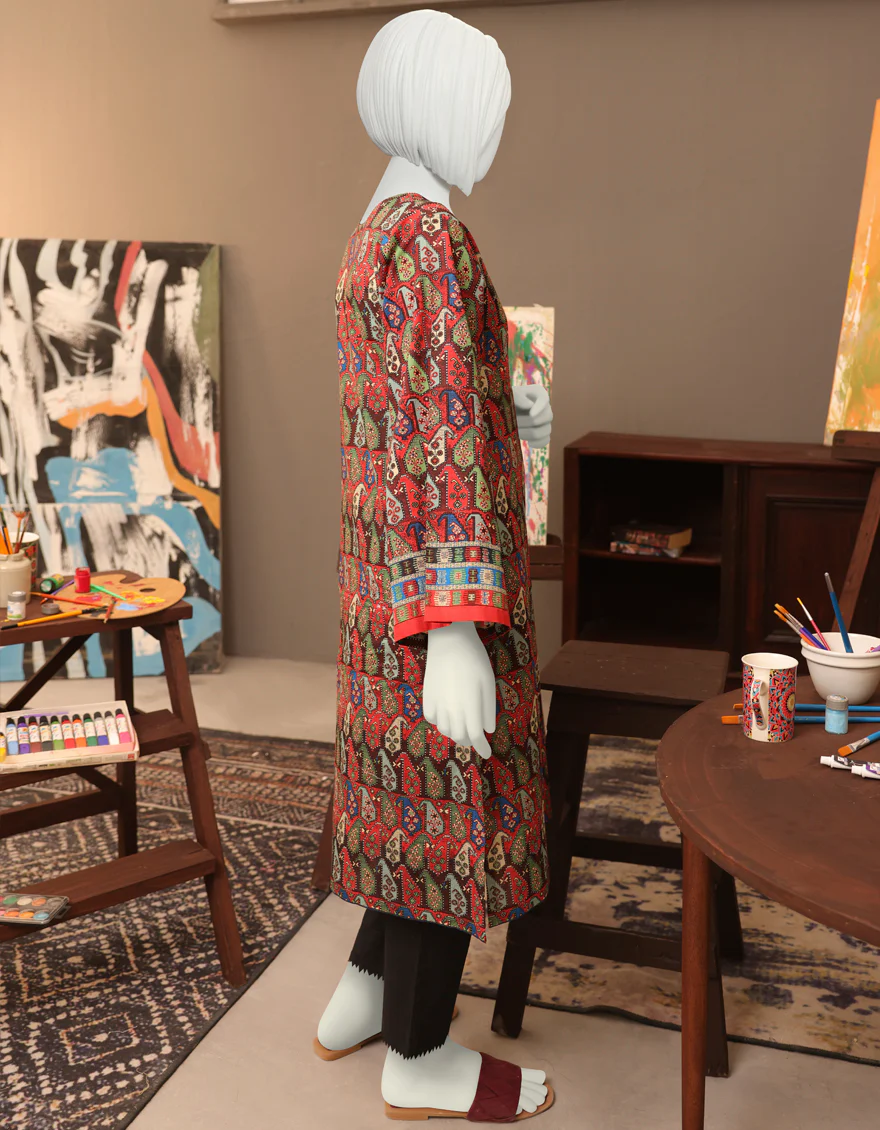 MULTICOLOR LAWN KURTI | JYGK-W-JWT-US-22-4019 FB/NAQSHI - Image 2