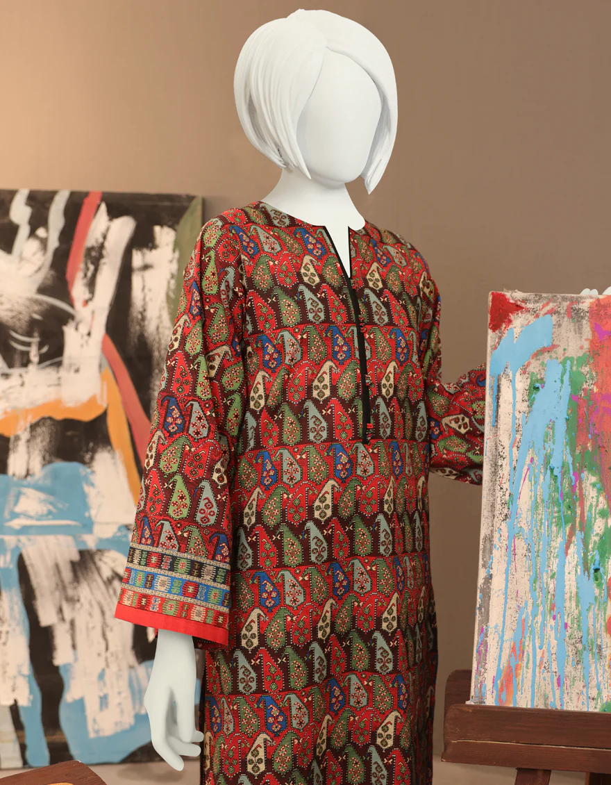 MULTICOLOR LAWN KURTI | JYGK-W-JWT-US-22-4019 FB/NAQSHI - Image 4