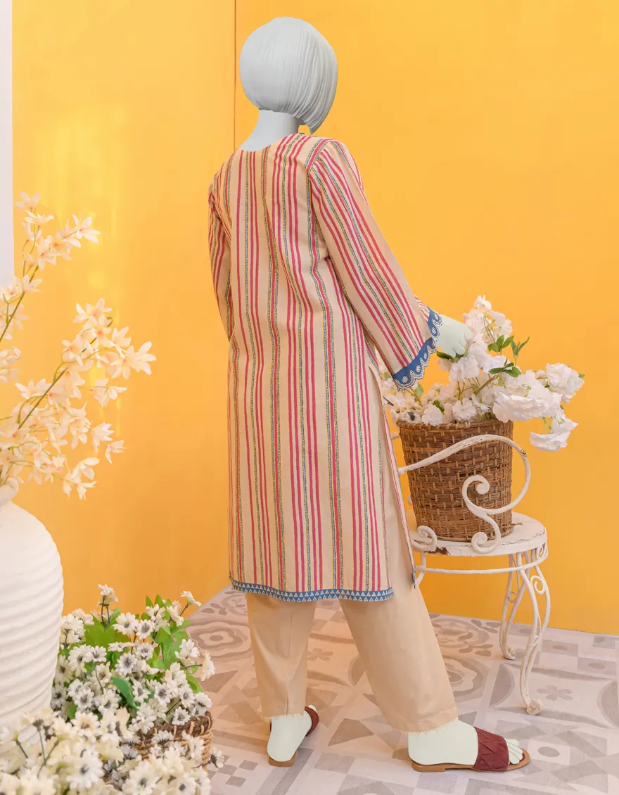 BEIGE LAWN KURTI | JYGK-YGKL-S-116-23 F - Image 3