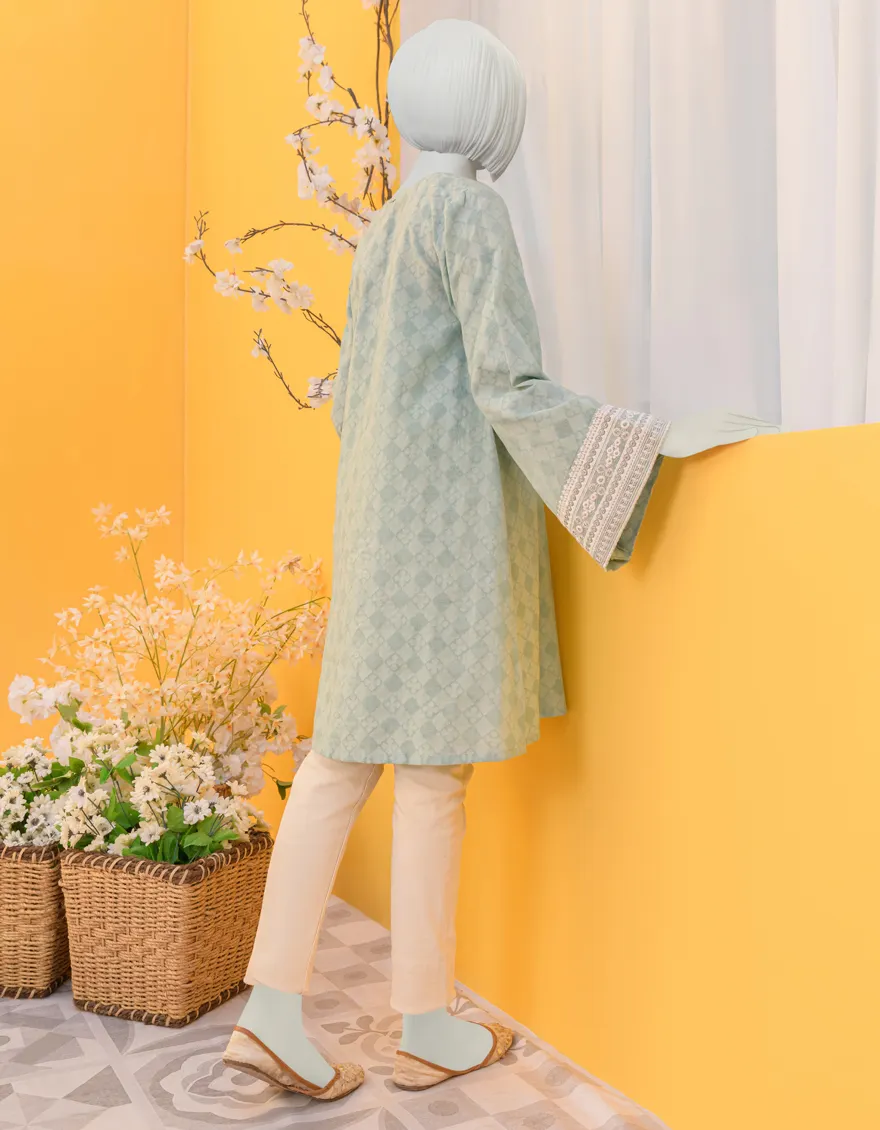 AQUA TEXTURED KURTI | JYGK-YGKL-S-125-23 F - Image 3