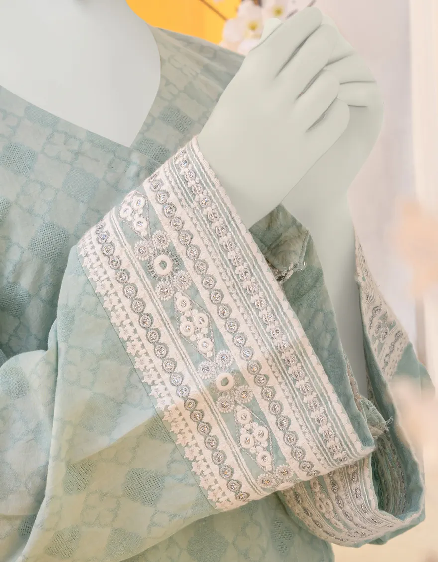 AQUA TEXTURED KURTI | JYGK-YGKL-S-125-23 F - Image 4
