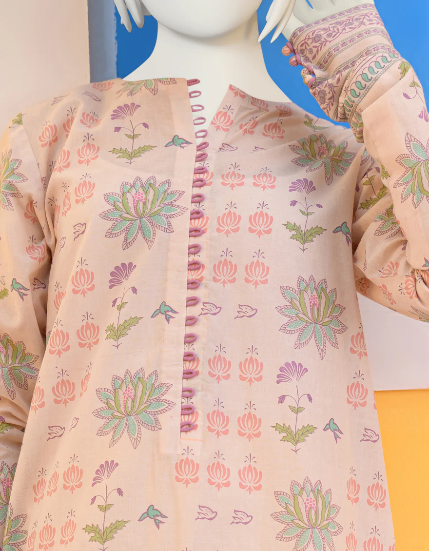 PEACH LAWN KURTI | JYGK-YGKL-S-US-104-23 FB/MARIANA - Image 3