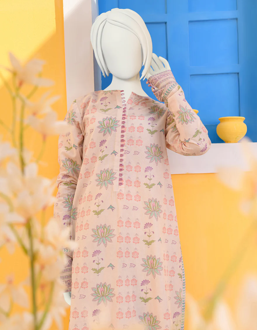 PEACH LAWN KURTI | JYGK-YGKL-S-US-104-23 FB/MARIANA - Image 4
