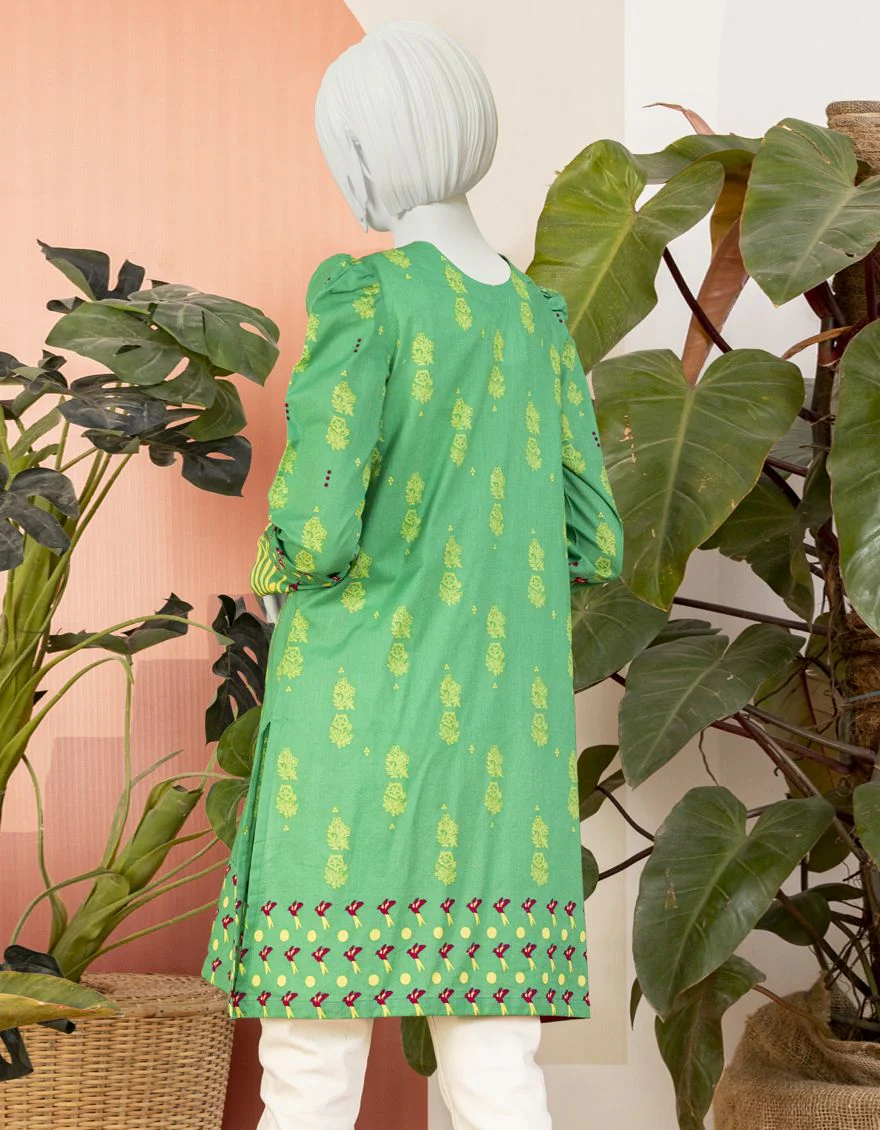 GREEN LAWN KURTI | JYGK-YGKL-S-US-107-22 FB/ORID - Image 2