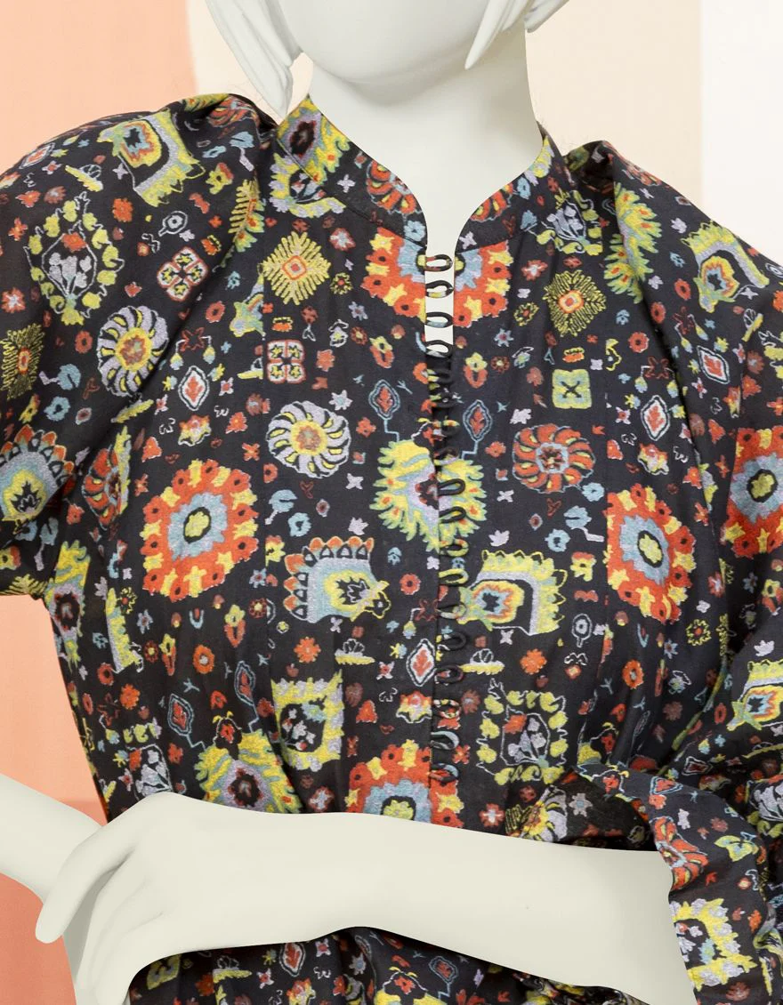 BLACK LAWN KURTI | JYGK-YGKL-S-US-110-22 FB/SEPPE - Image 2