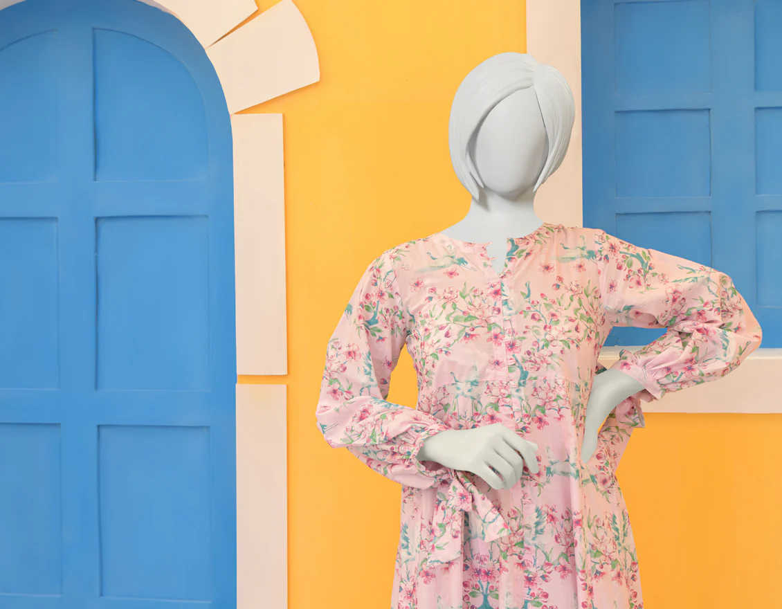 PINK LAWN KURTI | JYGK-YGKL-S-US-110-23 FB/CIARA - Image 4