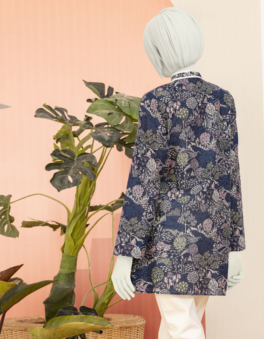 OFF WHITE LAWN KURTI | JYGK-YGKL-S-US-111-22 FB/LEIFER - Image 2