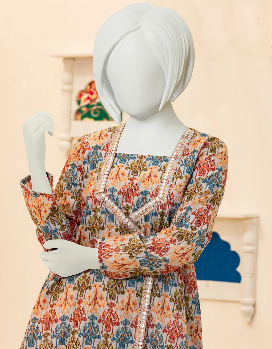 MULTICOLOR ZARI KURTI | JYGK-YGKL-S-US-119-22 FB/SASHI - Image 2