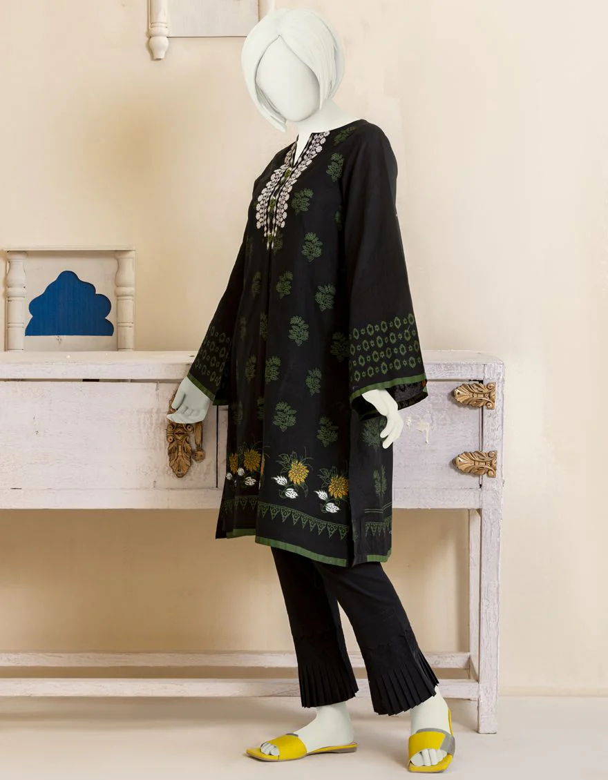 BLACK KURTI | JYGK-YGKL-S-US-126-22 FB/JOVAN - Image 2