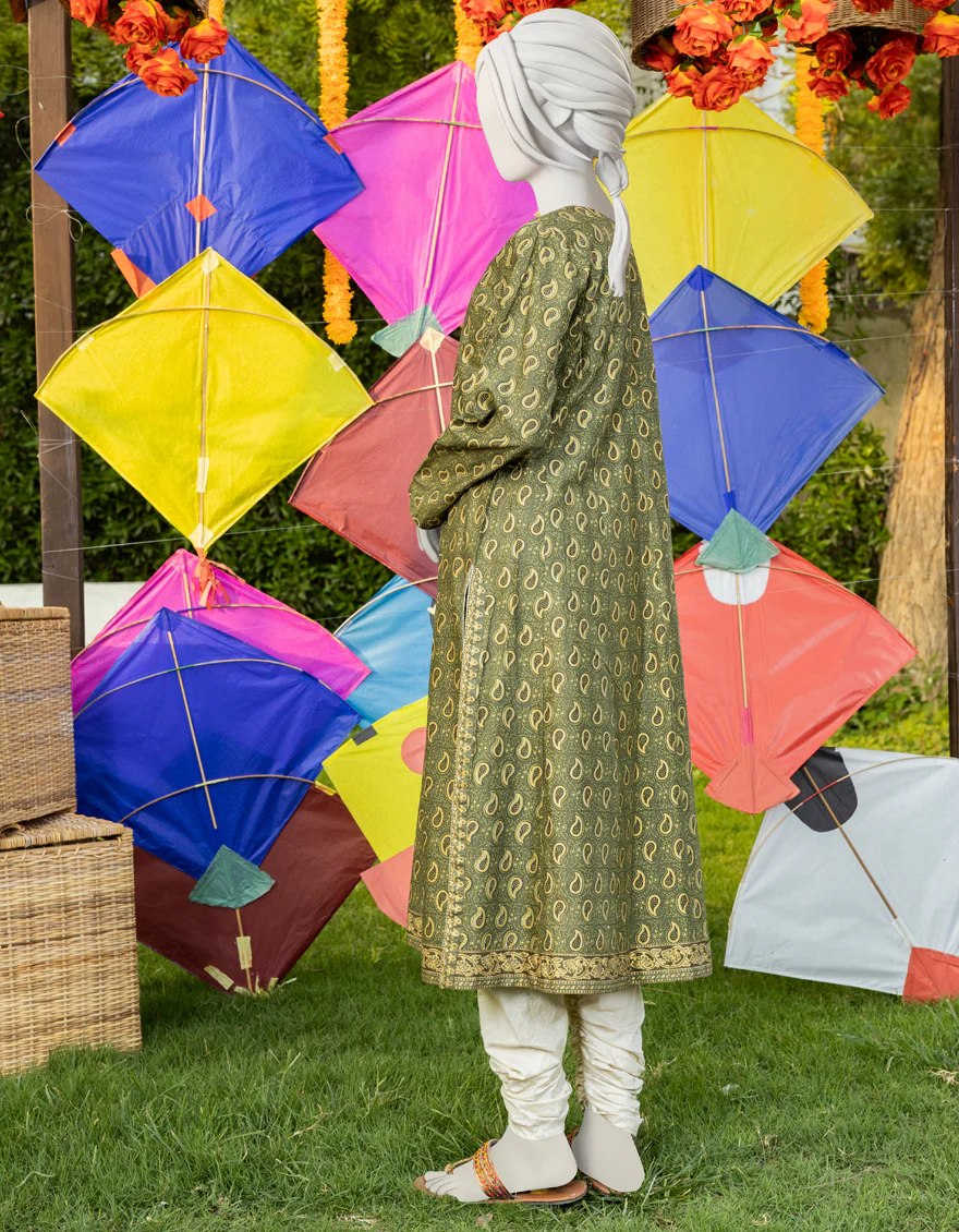 GREEN LAWN KURTI | JYGK-YGKL-S-US-131-23 FB/OLLIE - Image 2
