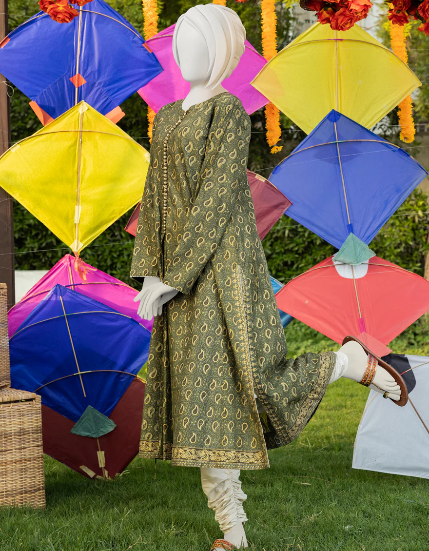 GREEN LAWN KURTI | JYGK-YGKL-S-US-131-23 FB/OLLIE - Image 4