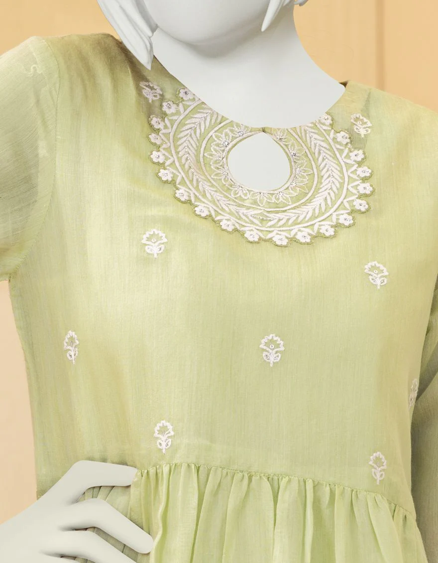 GREEN KURTI | JYGK-YGKL-S-US-134-22 FB/MINT-460 - Image 2