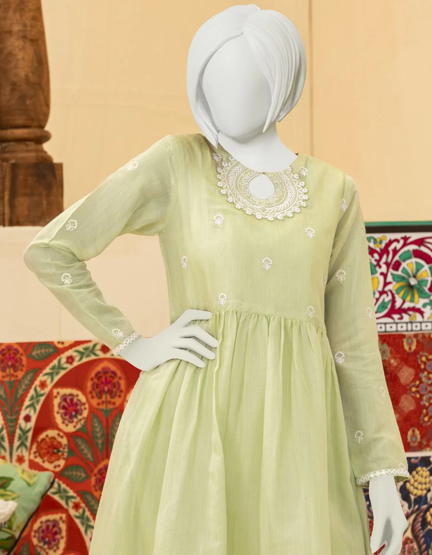 GREEN KURTI | JYGK-YGKL-S-US-134-22 FB/MINT-460 - Image 3