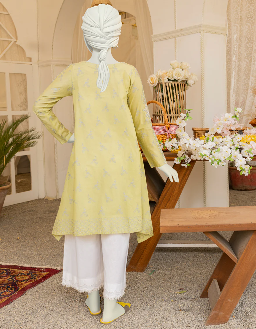 APPLE GREEN LAWN KURTI | JYGK-YGKL-S-US-139-22 FB/KALANI - Image 3