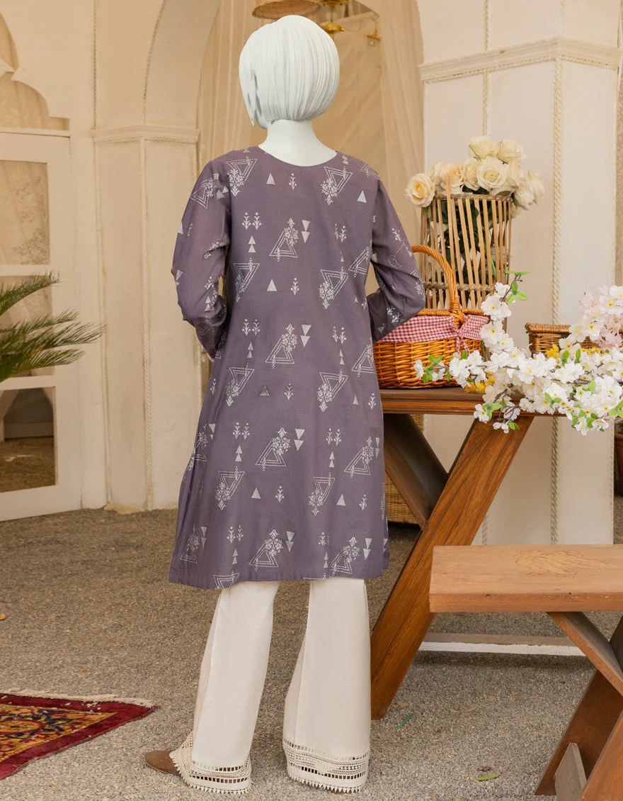 PURPLE LAWN KURTI | JYGK-YGKL-S-US-144-22 FB/SUVI - Image 2