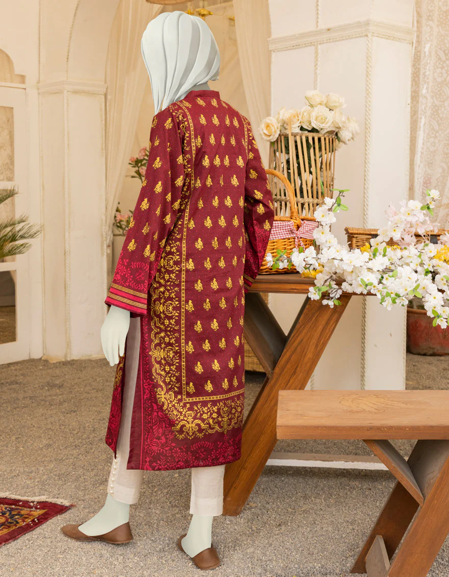 MAROON LAWN KURTI | JYGK-YGKL-S-US-151-22 FB/AMARA - Image 2