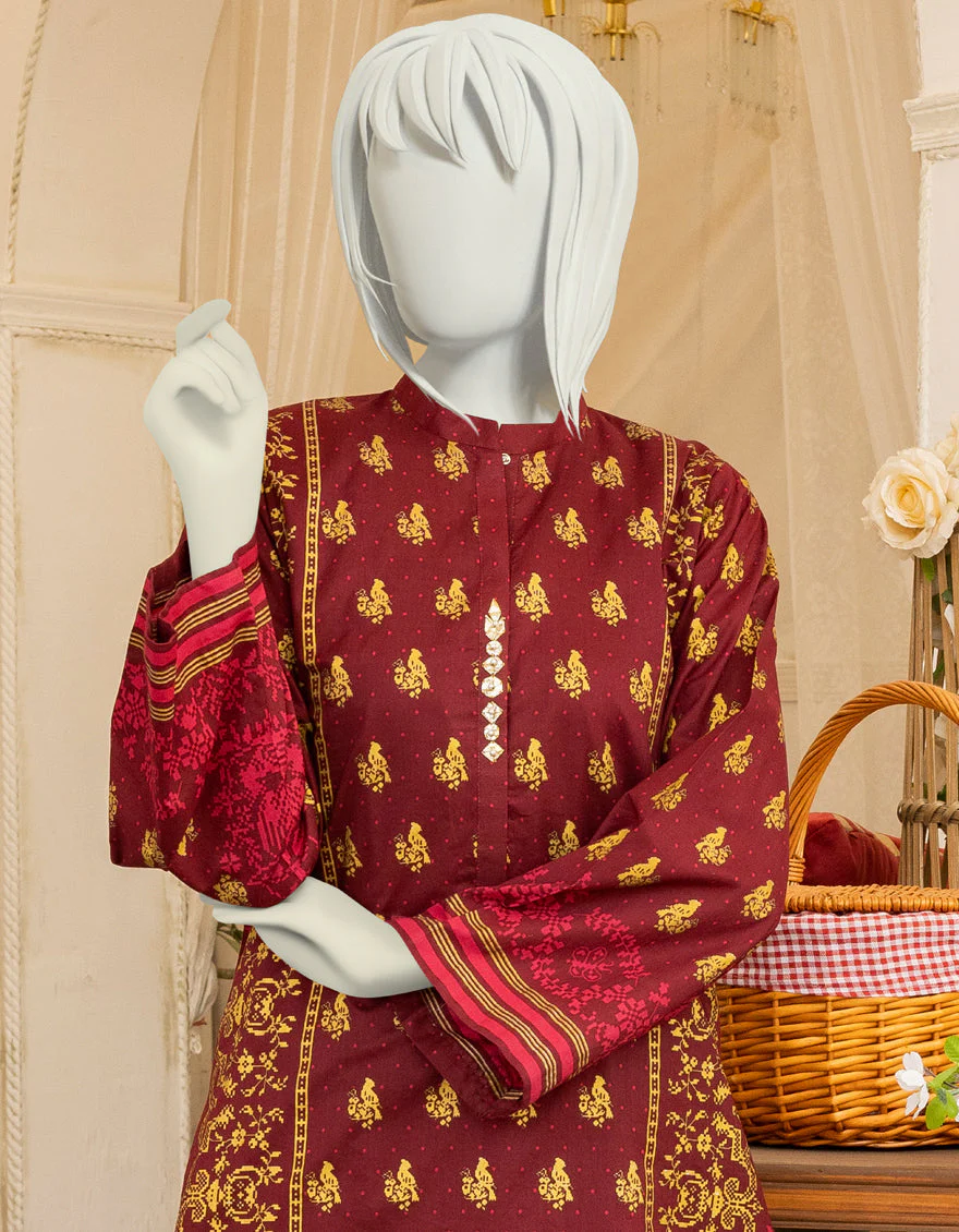 MAROON LAWN KURTI | JYGK-YGKL-S-US-151-22 FB/AMARA - Image 3