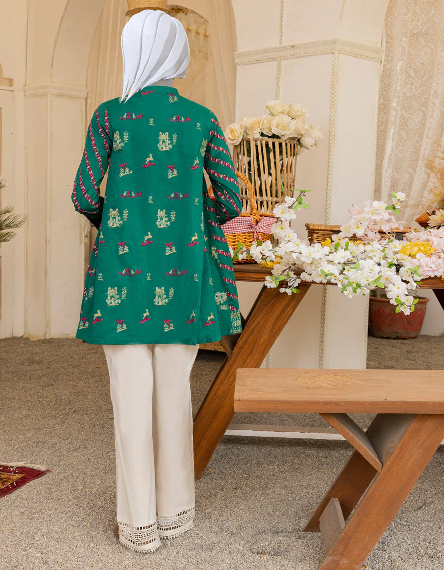 GREEN LAWN KURTI | JYGK-YGKL-S-US-152-22 FB/BRIELLA - Image 2