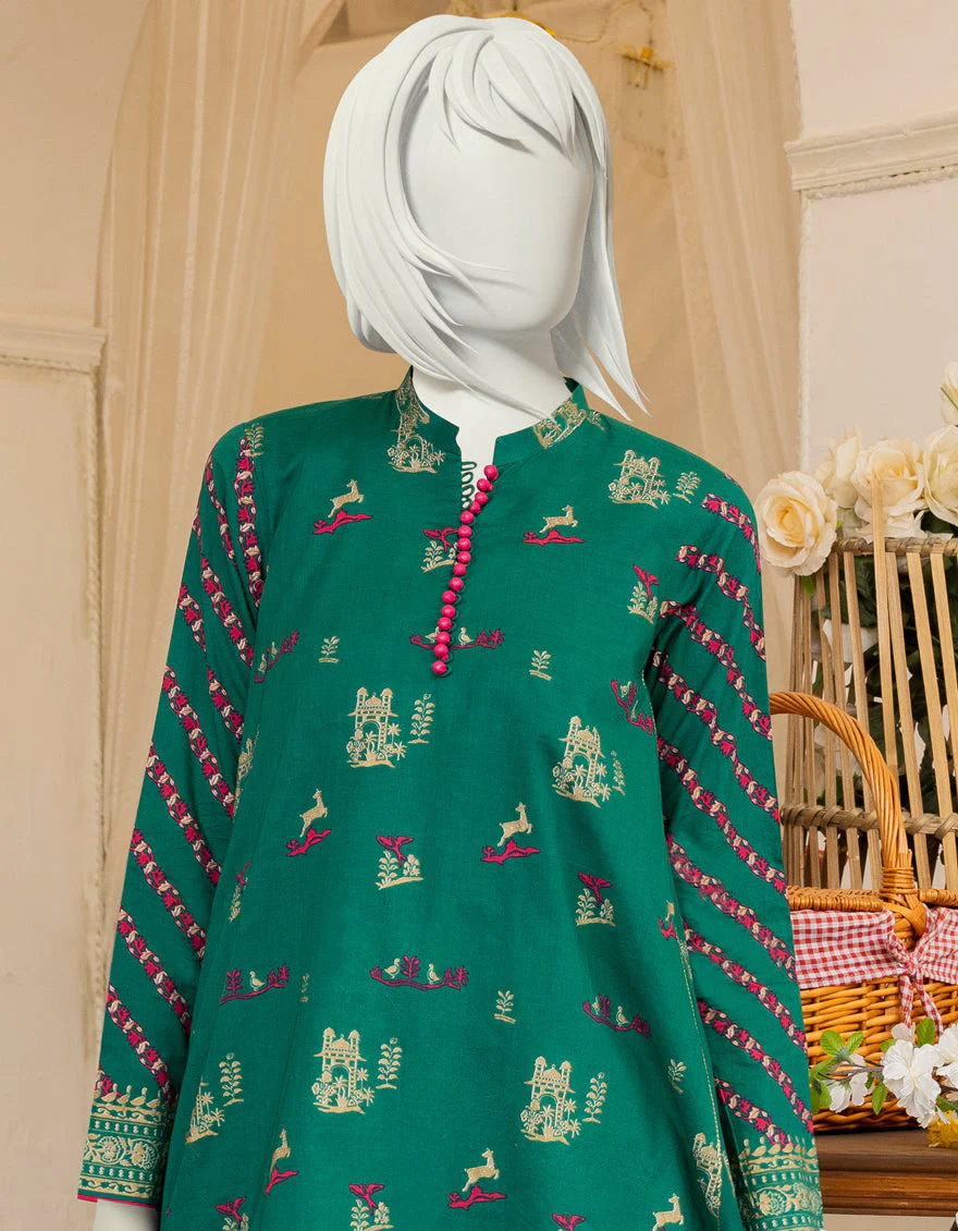 GREEN LAWN KURTI | JYGK-YGKL-S-US-152-22 FB/BRIELLA - Image 3