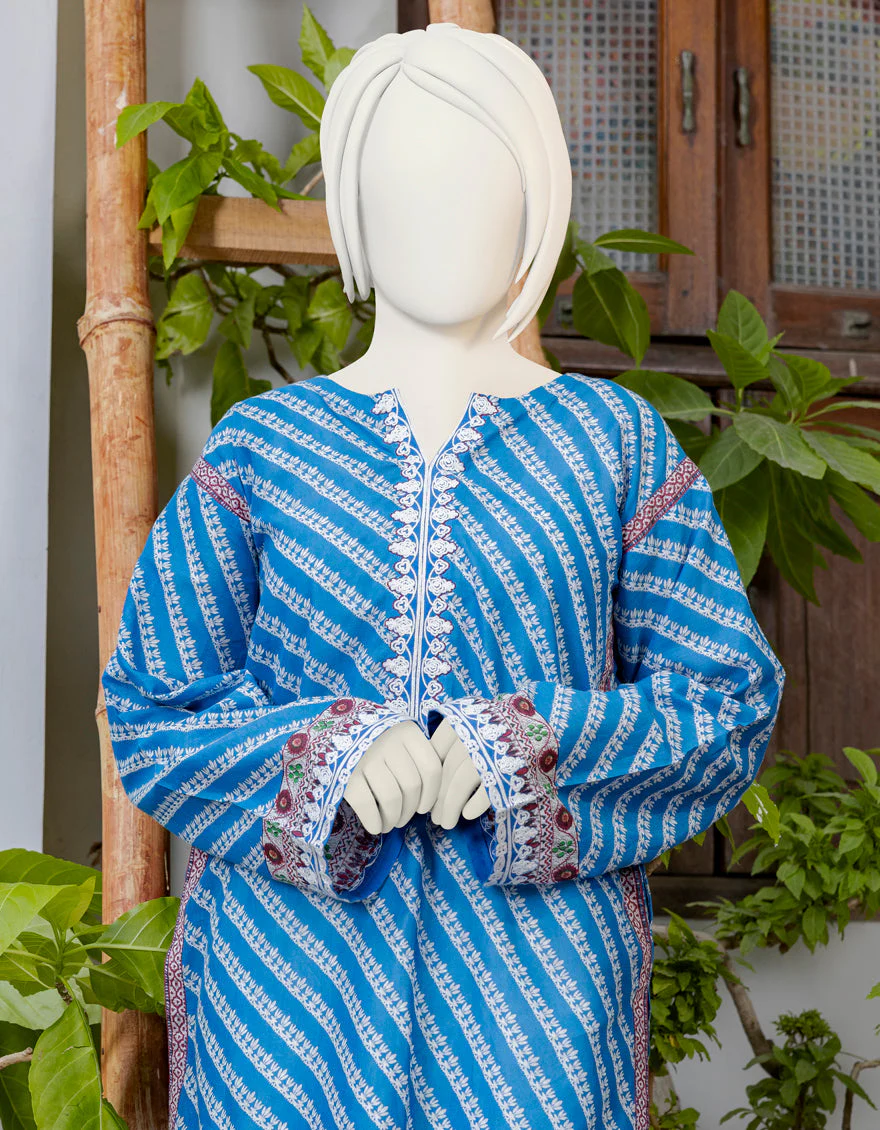 BLUE KURTI | JYGK-YGKL-S-US-153-23 FB/ZALAKDOZI-2 - Image 2