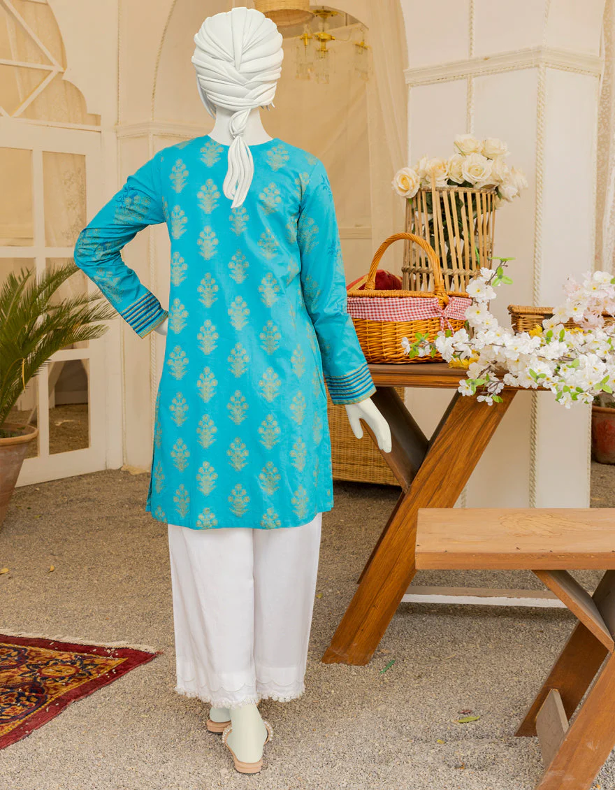 BLUE LAWN KURTI | JYGK-YGKL-S-US-154-22 FB/GIANNA - Image 2
