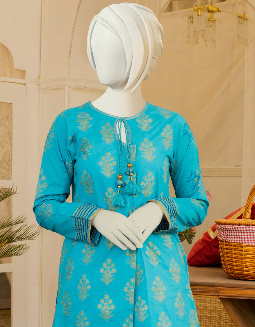 BLUE LAWN KURTI | JYGK-YGKL-S-US-154-22 FB/GIANNA - Image 3