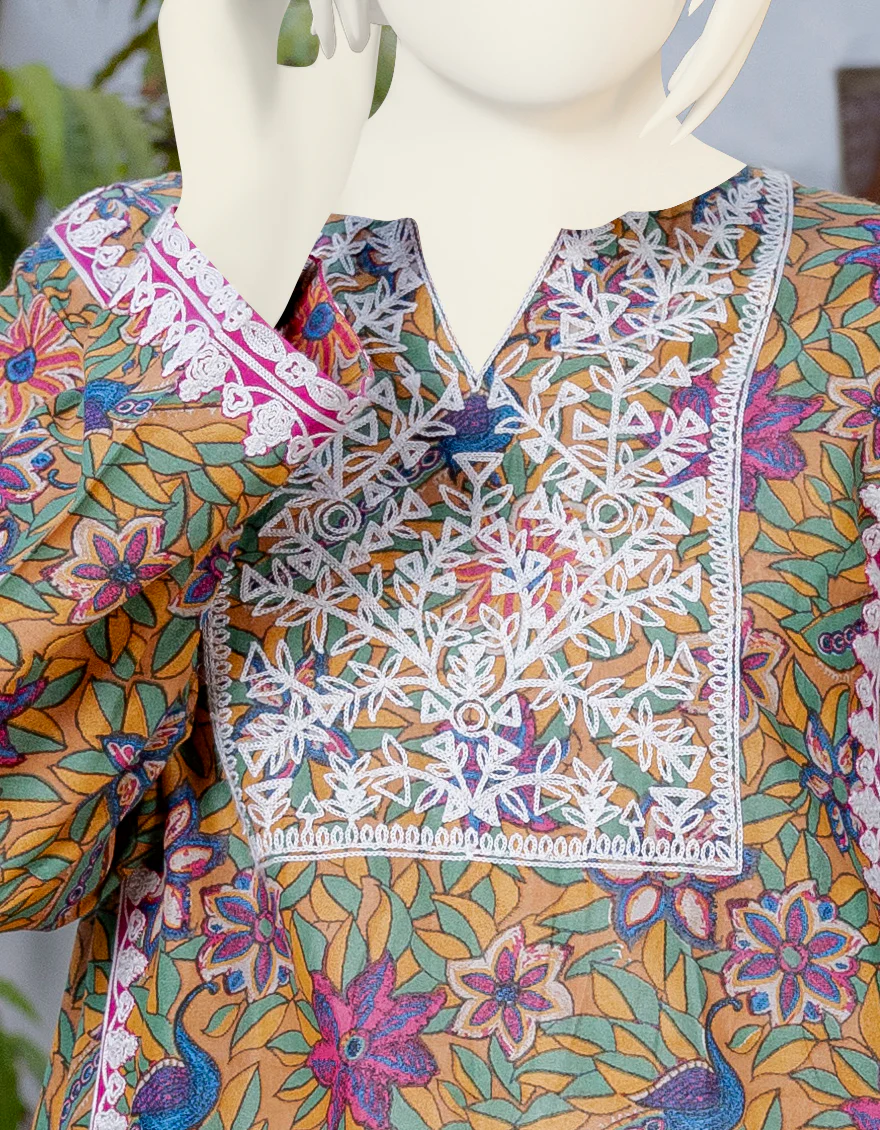 MUSTARD KURTI | JYGK-YGKL-S-US-158-23 FB/ZALAKDOZI-4 - Image 2