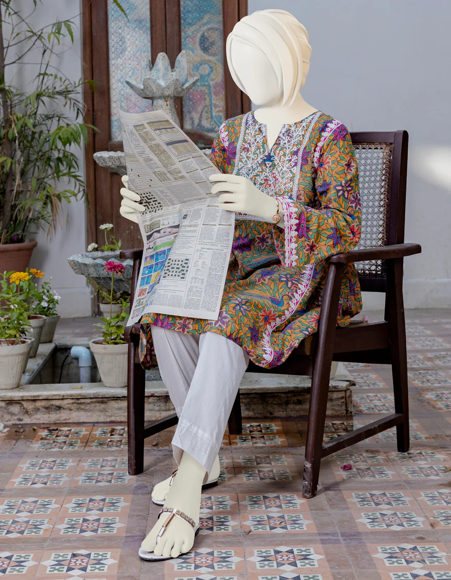 MUSTARD KURTI | JYGK-YGKL-S-US-158-23 FB/ZALAKDOZI-4 - Image 3
