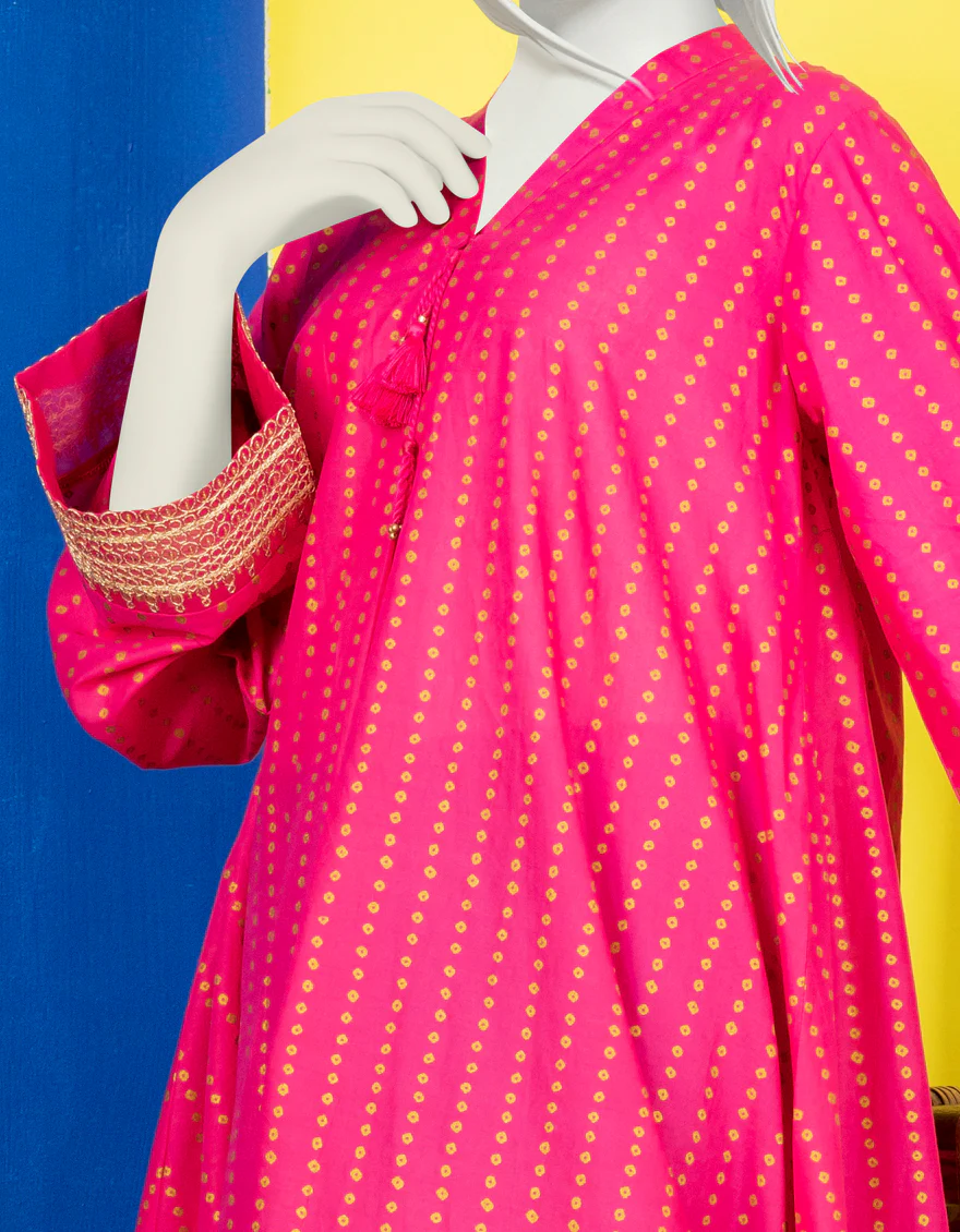 PINK LAWN KURTI | JYGK-YGKL-S-US-165-22 FB/NIKASHA - Image 3