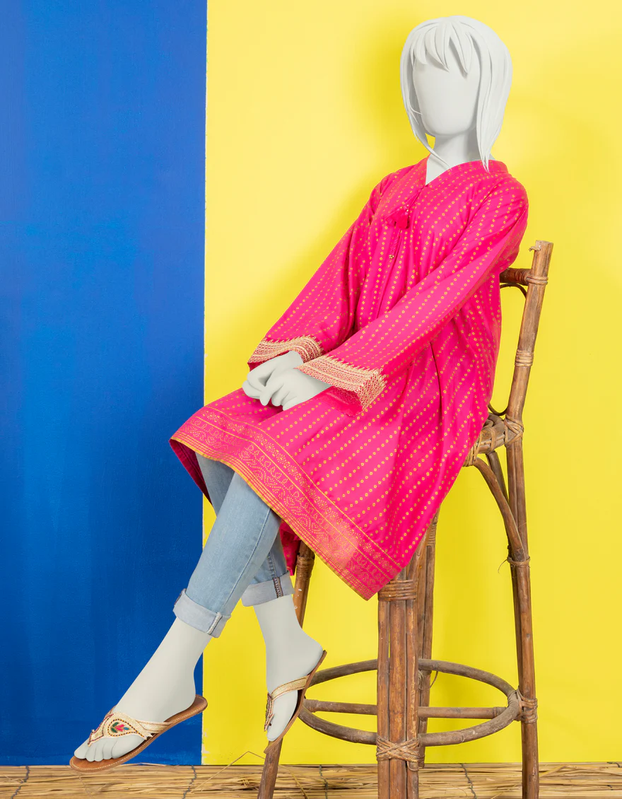 PINK LAWN KURTI | JYGK-YGKL-S-US-165-22 FB/NIKASHA - Image 4