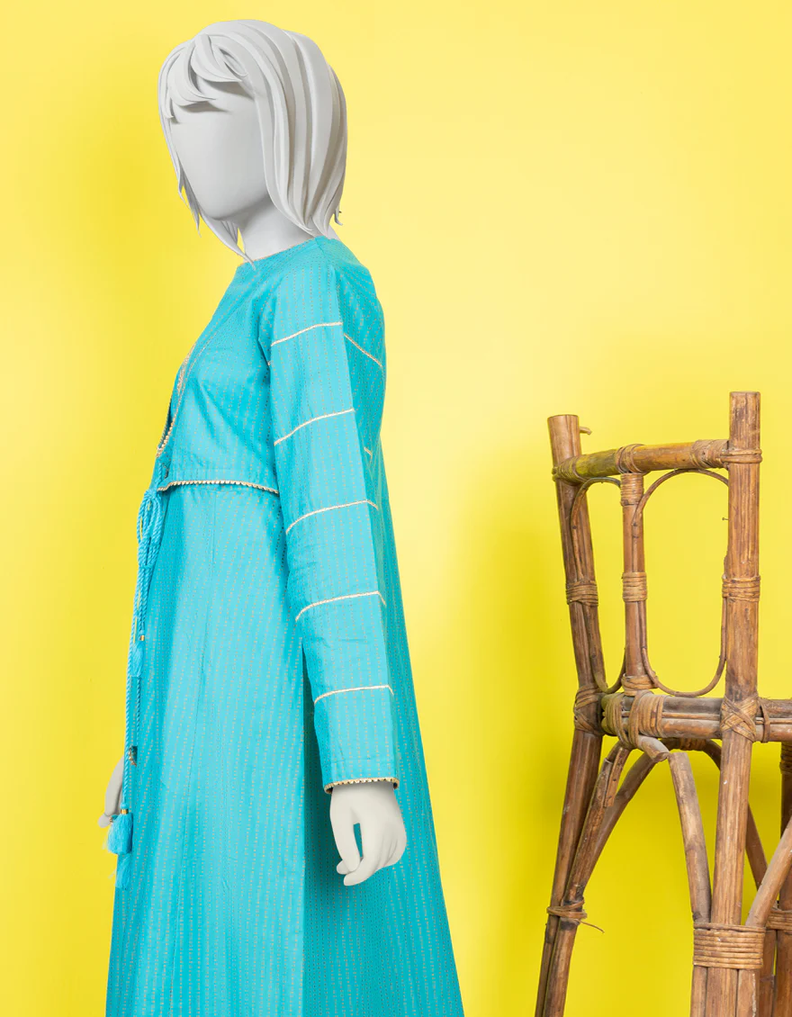 FEROZI LAWN KURTI | JYGK-YGKL-S-US-169-22 FB/LAKEER - Image 2