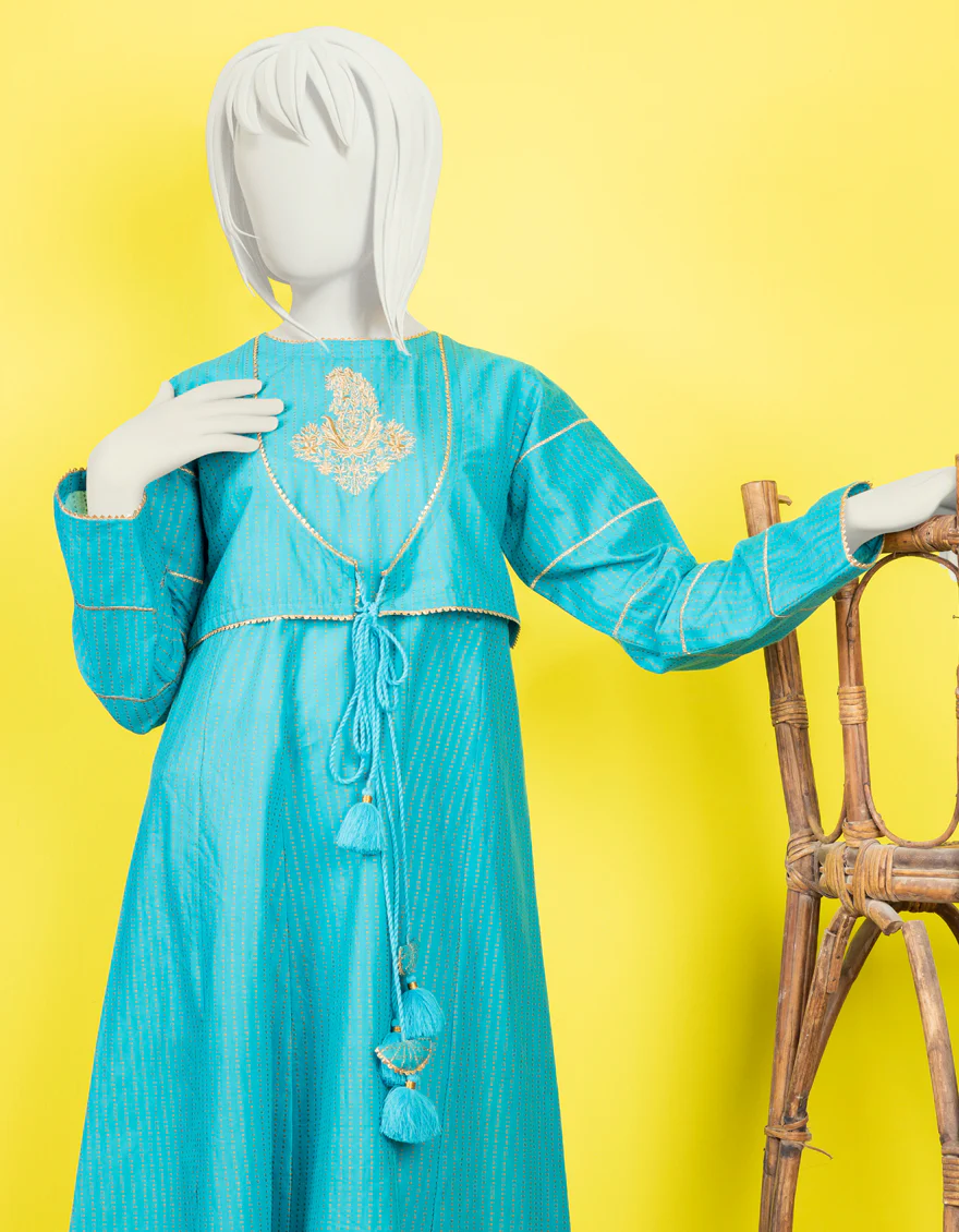 FEROZI LAWN KURTI | JYGK-YGKL-S-US-169-22 FB/LAKEER - Image 4