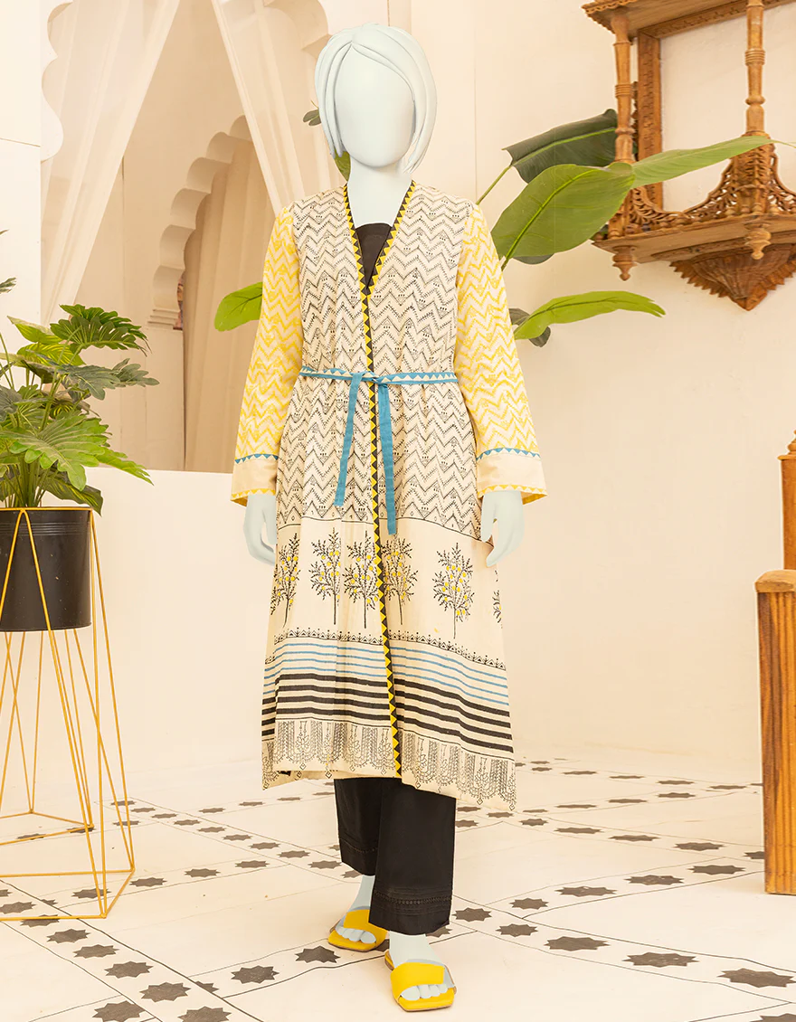 OFF WHITE LAWN KURTI | JYGK-YGKL-S-US-181-22 FB/ARES