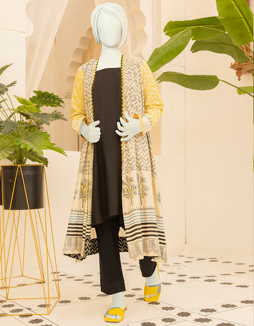 OFF WHITE LAWN KURTI | JYGK-YGKL-S-US-181-22 FB/ARES - Image 3