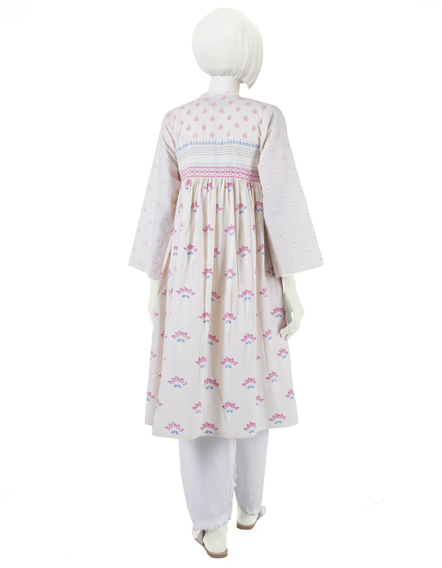 PALE PINK LAWN KURTI | JYGK-YGKL-S-US-182-22 FB/MARION - Image 2