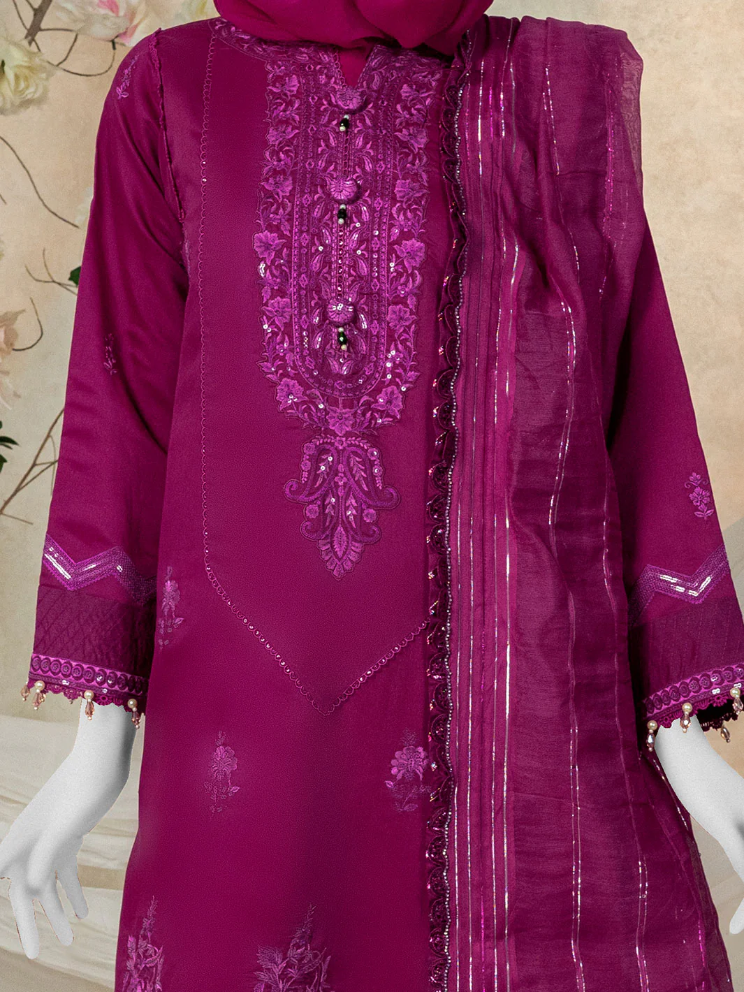MAGENTA 3PC STITCHED | PJPWS-990812 (PJPWS-240812) - Image 3
