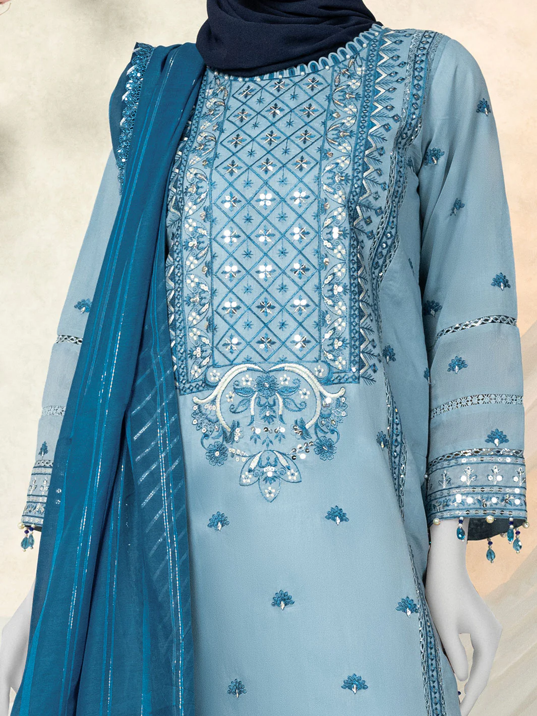 ICE BLUE 3PC STITCHED | PJPWS-990813 (PJPWS-240813) - Image 3