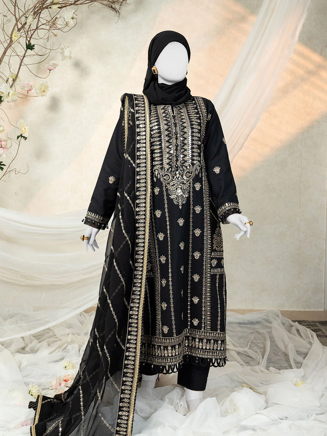 BLACK 3PC STITCHED | PJPWS-990817