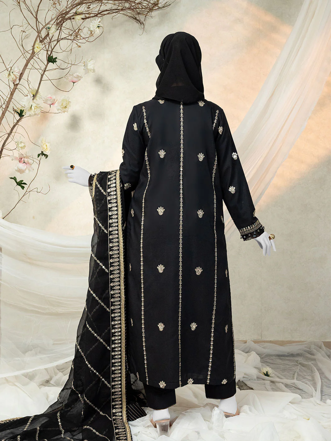 BLACK 3PC STITCHED | PJPWS-990817 - Image 2
