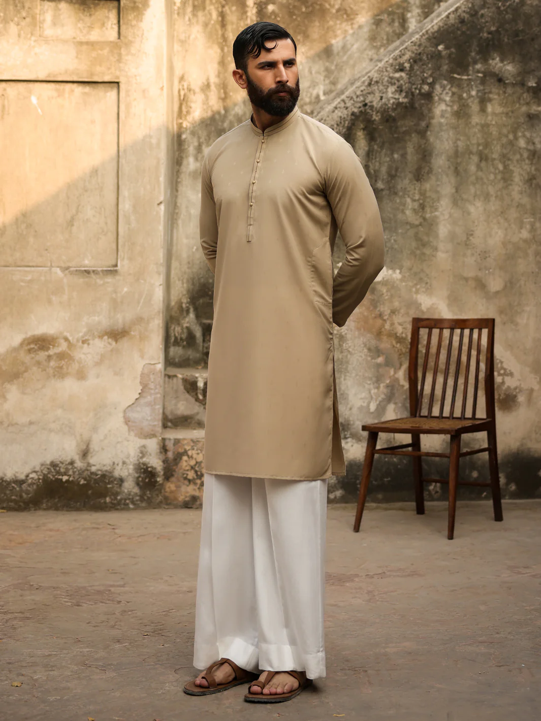 FAWN POLYESTER KURTA | AL-K-1303/AM-15107B - Image 6