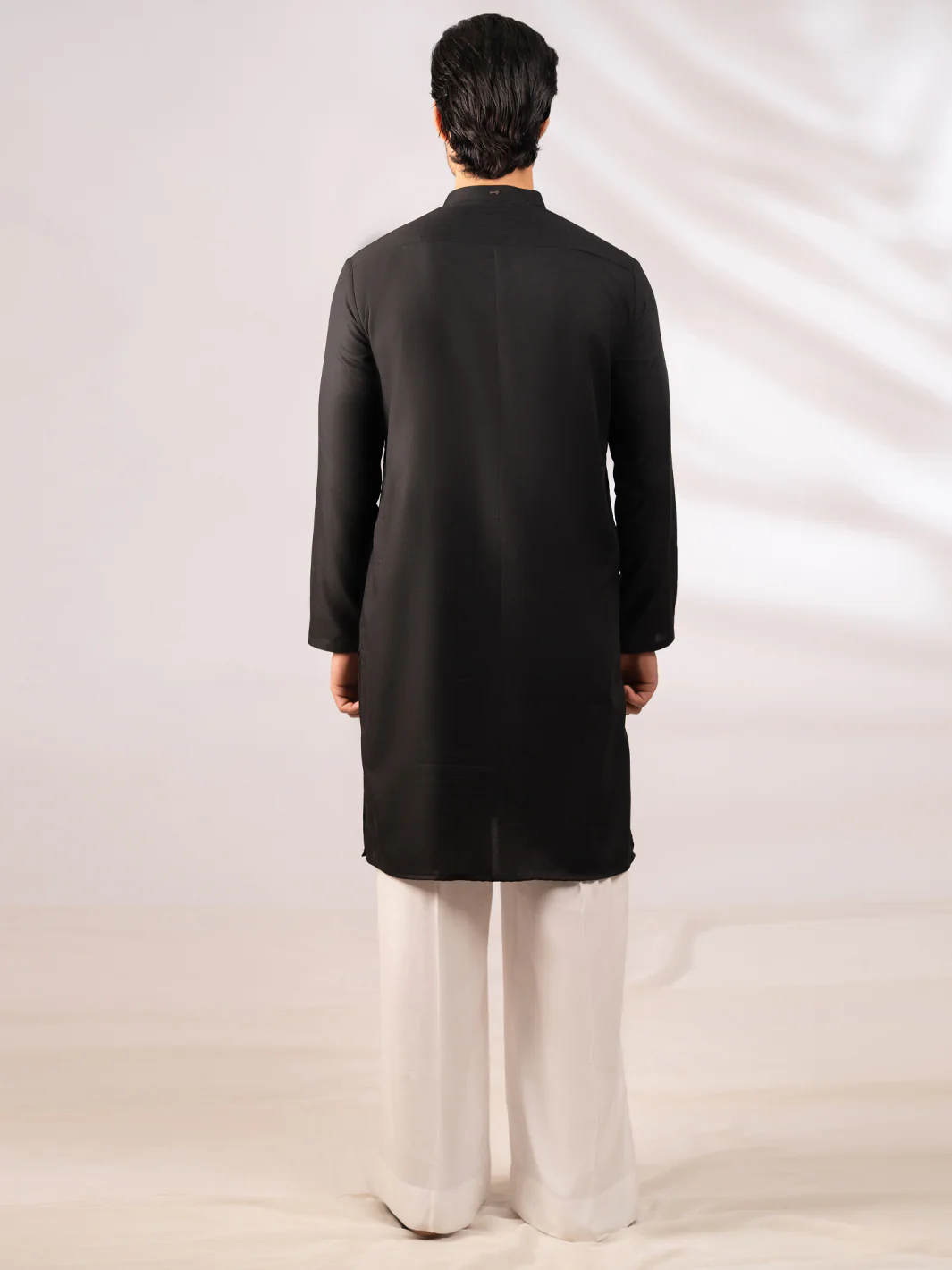 BLACK KURTA | AL-K-1307/AM-15068-1C - Image 3