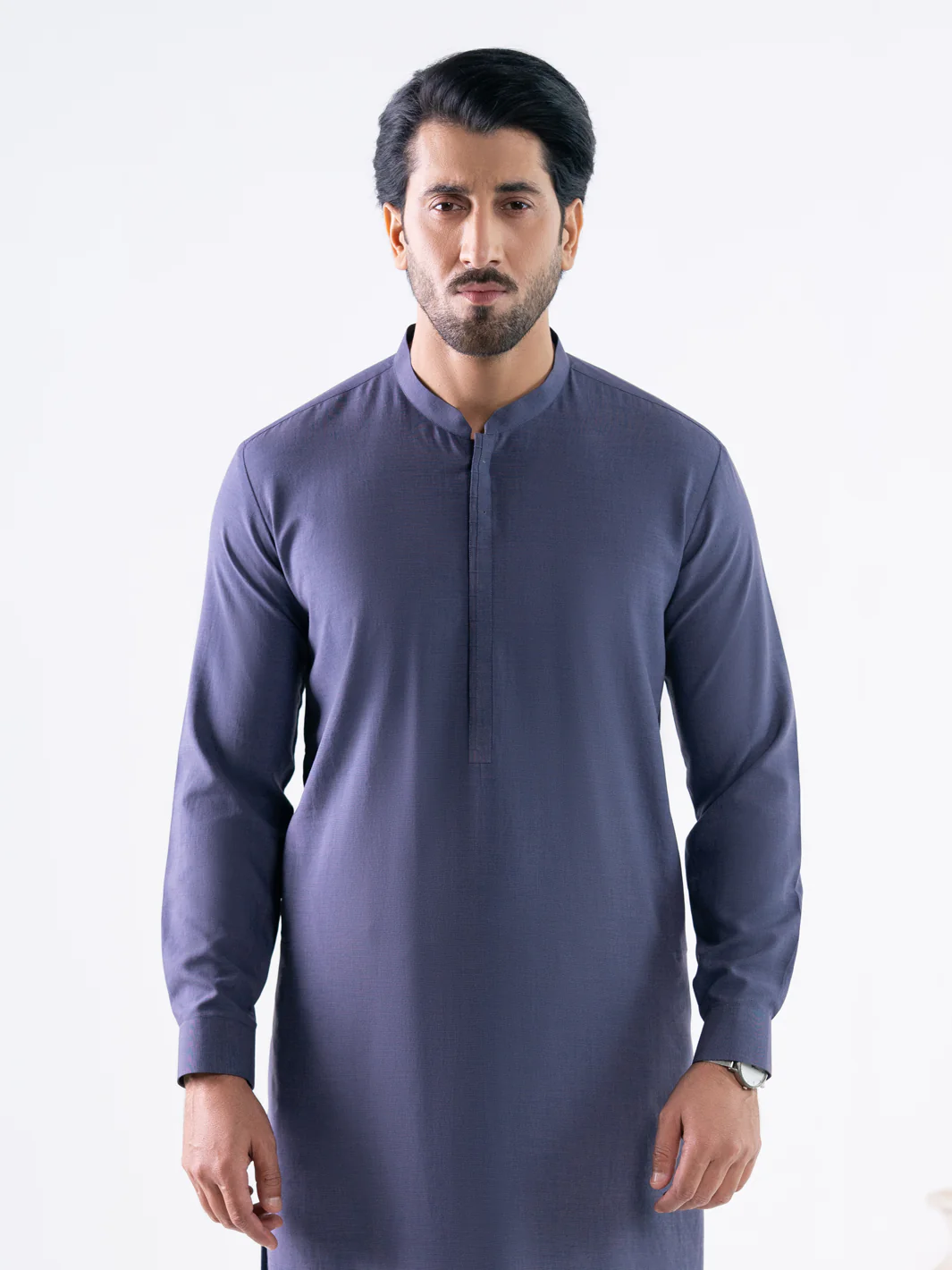 PURPLE BLENDED KAMEEZ SHALWAR | AL-KS-3246/AM-6340B - Image 2
