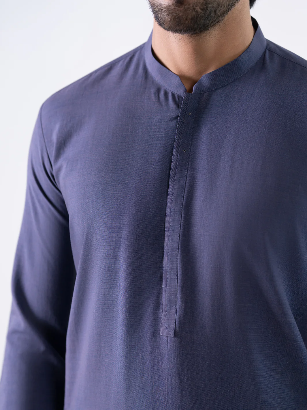 PURPLE BLENDED KAMEEZ SHALWAR | AL-KS-3246/AM-6340B - Image 4